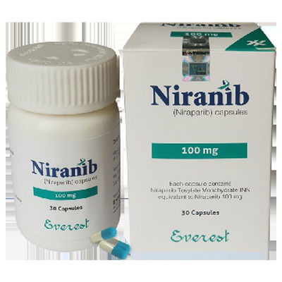 kopen 100 mg Niraparib Niranib Behandeling van peritoneale kanker PARP-1,2 Doelgroep online manufacture