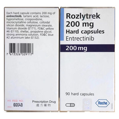 90 capsules Entrectinib Rozlytrek 200 mg Geneesmiddelen voor de behandeling van longkanker