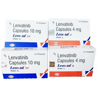 Natco、Tlph、Phokam、Beacon、Eisai Lenvatinib E7080 Lenvima 4mg*30 tabletten Hepatocellulair carcinoom, schildklierkanker, niercelcarcinoom, maagkanker voor stadium 1 2 3 kanker