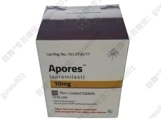 Tlph Apremilast_ Apores10mg*60 tabletten/fles (doos)Psoriasis, Psoriatische artritisVan toepassing tijdens de behandeling met dit geneesmiddel